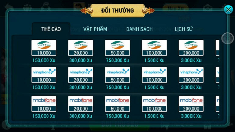 Những quyền lợi khi tham gia game bài đổi thưởng the cào